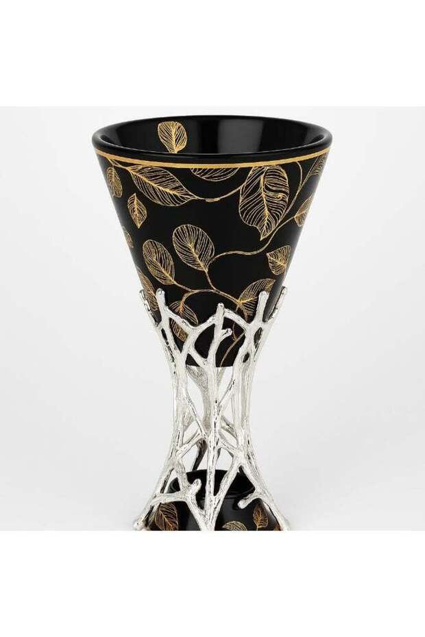 Luxury Black & Silver Bakhoor Burner – Decorative Metal Incense Burner