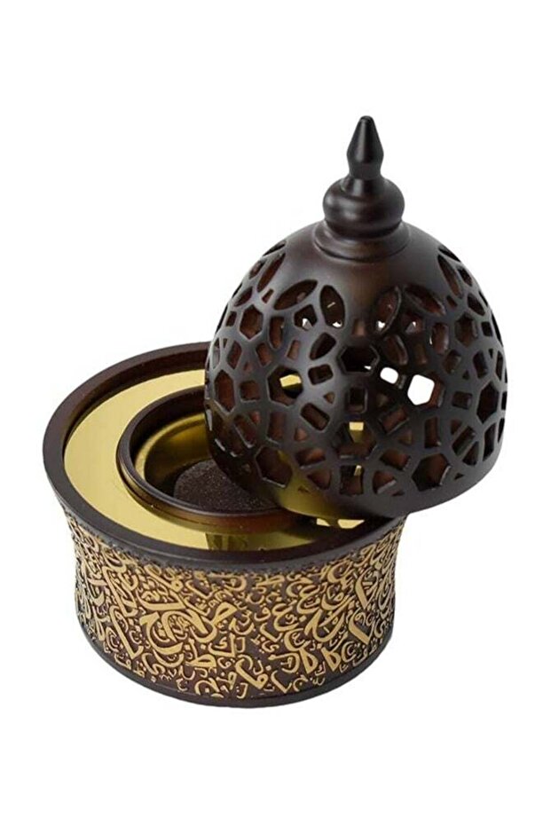 Frankincense Resin Incense Burner - Bakhoor Charcoal Censer for Yoga & Spa
