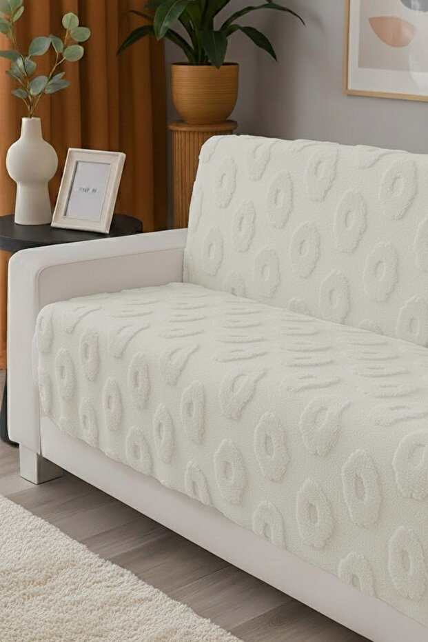 Ela Wellsoft Embossed Sofa Cover 180X220 – Breathable, Easy to Clean, Stylish and Soft