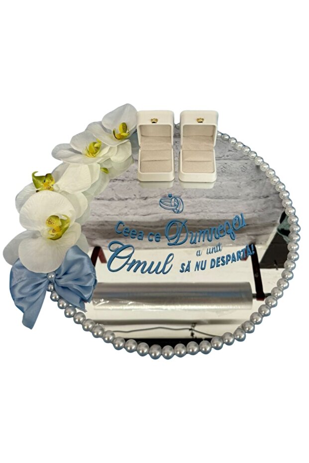 Mirror Wedding Ring Holder - 2