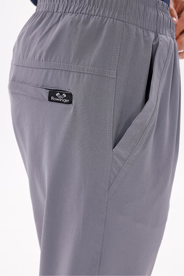 بنطال رياضي مرن ومريح مع جيوب جانبية وحزام قابل للتعديل - 6