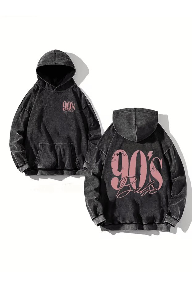 Baby Printed Women Hooded Hoodie