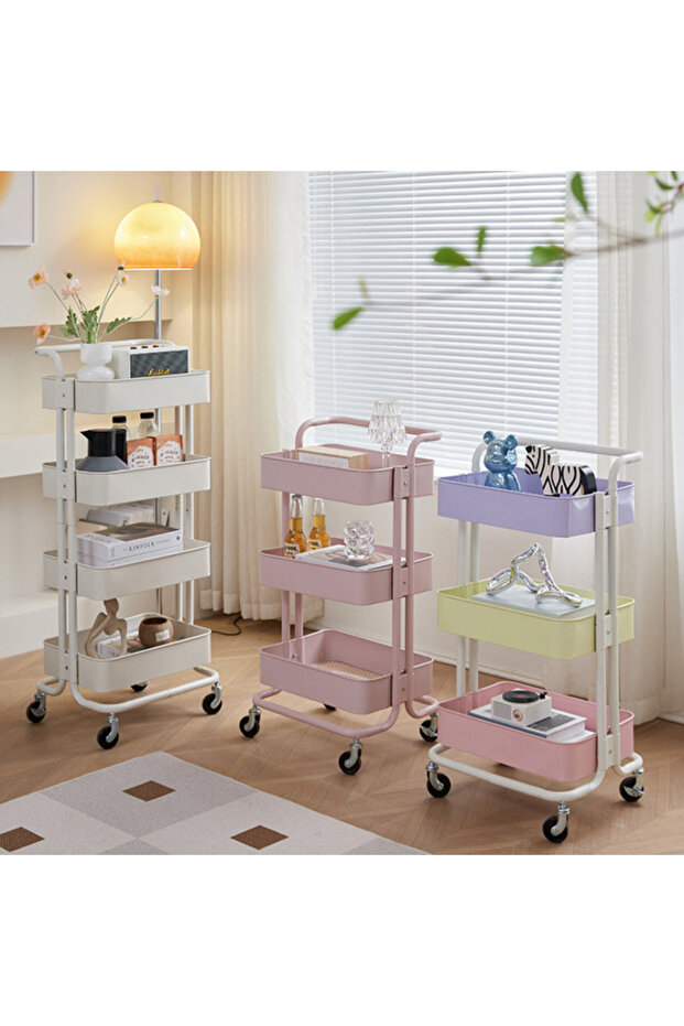 Easy-to-move, multi-purpose storage cart - 7