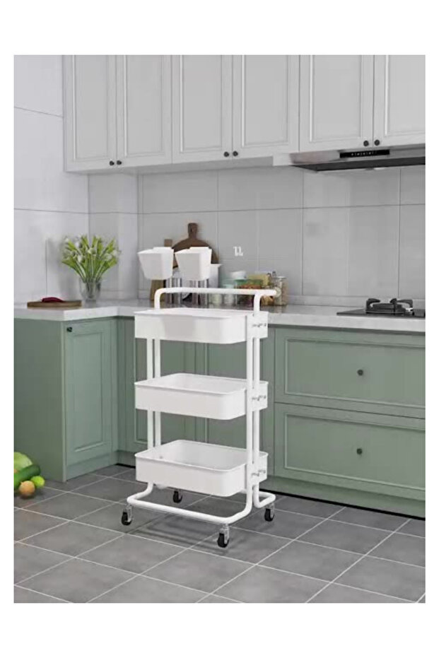 Easy-to-move, multi-purpose storage cart - 6