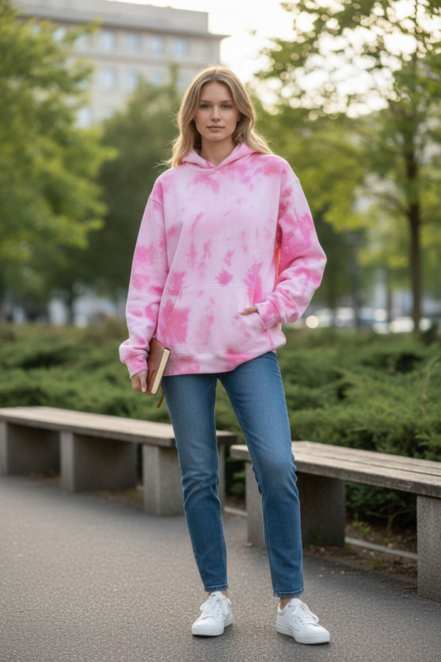 SARDONLU OVERSİZE SWEATSHİRT - 4