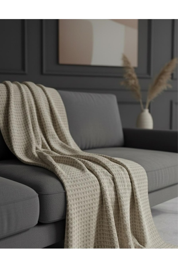 Premium Cotton Sofa Cover 180 X 220 cm Sofa Bed Cover Non-Slip Soft Textured Stylish Design