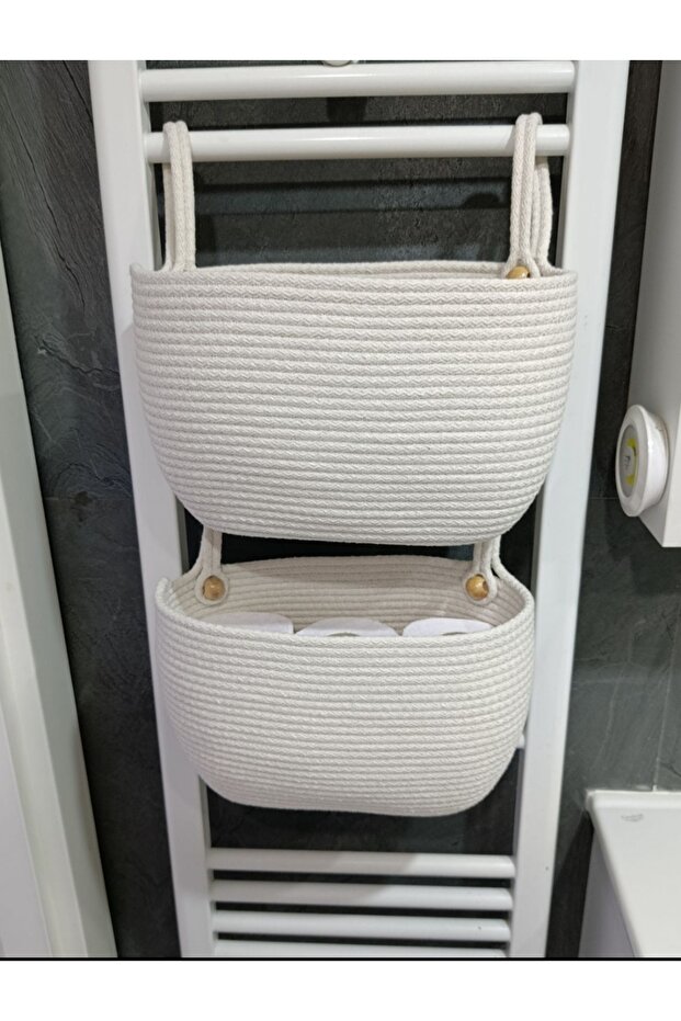 Basket Organizer Towel Rack