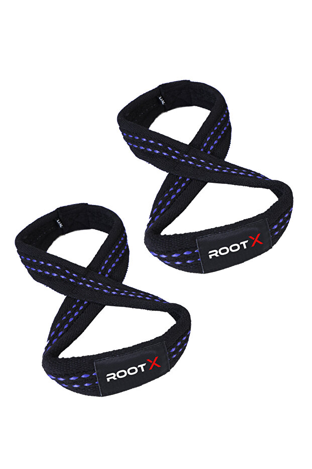 8 Loop Lifting Straps Siyah Mavi (S-M BEDEN) - 1