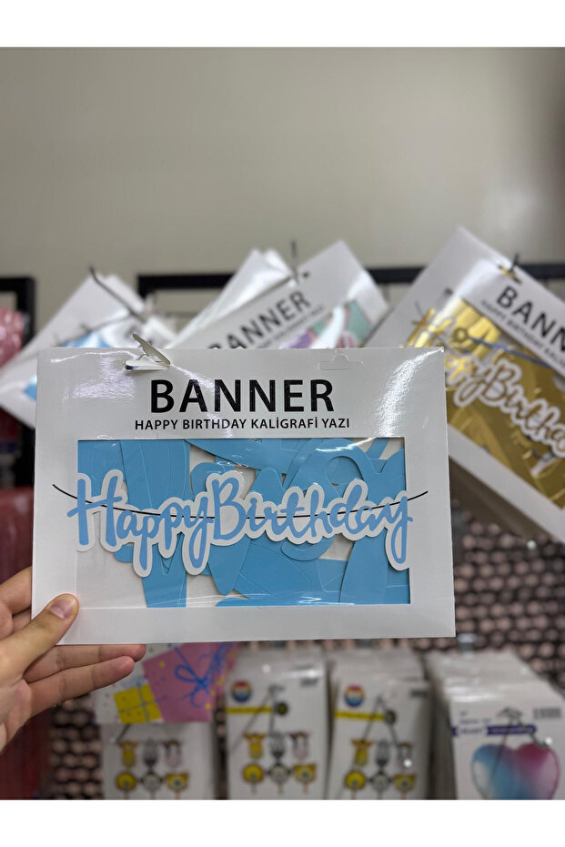 Happy Birthday Handwritten Banner