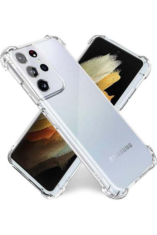Transparent Clear TPU Case for Samsung Galaxy S21 Ultra