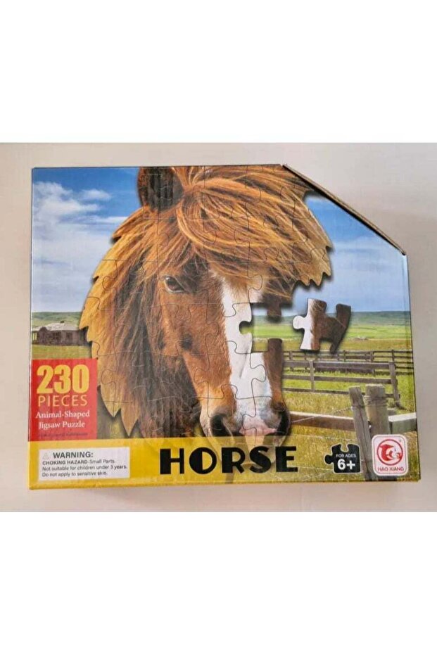 Animal Shaped Jigsaw Puzzle: Horse 230 pcs