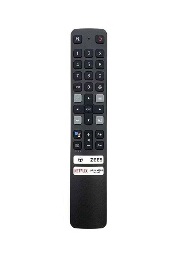 New Replacement Voice Remote Control For Tcl Smart Tv Netflix Prime Video Black