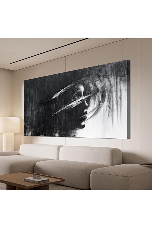 Beautiful 55x110 cm Framed Canvas Wall Art with Customizable Frame Decor