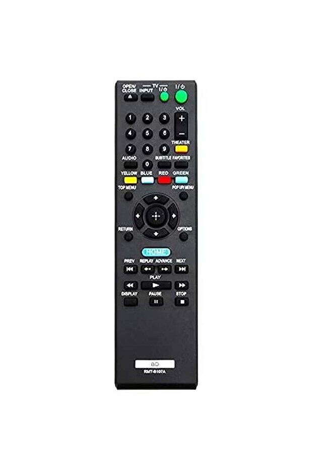 RMT-B107A Remote Control for Sony Blu-ray DVD Players (BDP-S370/S373/S470/S570)