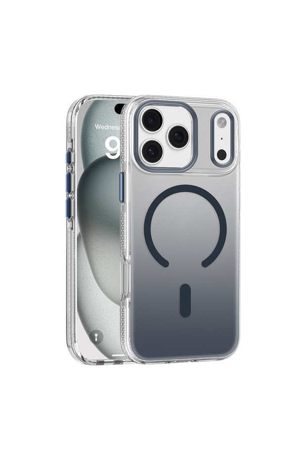 iPhone 17 Pro Compatible Case M-Safeli Anti-Yellowing Resistant Icesense Series Cover Blue