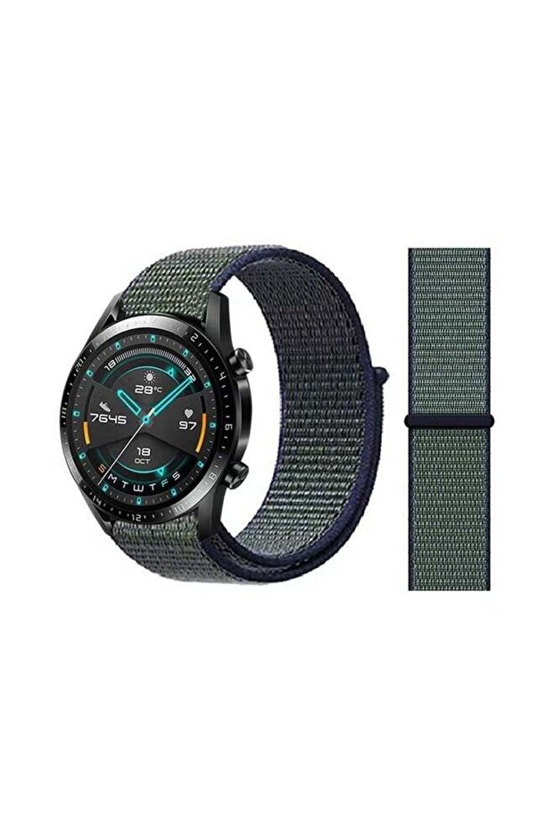 Stylish Replacement Band For Huawei Watch GT/GT 2 46mm Midnight Fog