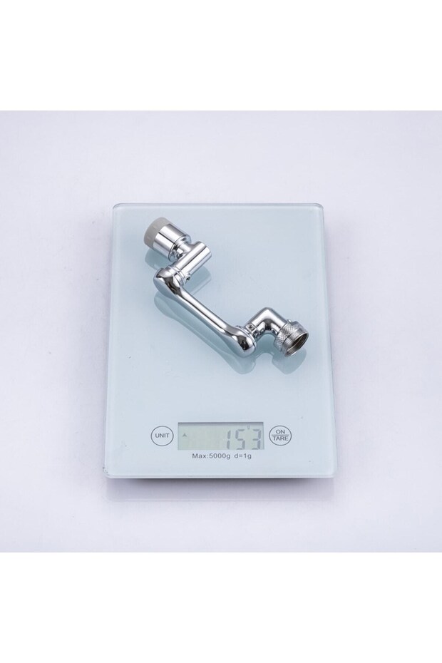 Chrome 1080 Degree Rotatable 2 Function Tap Tip Filter Tap Head - 7