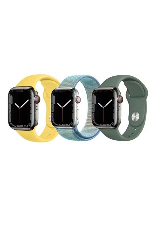 3pcs Watchband Replacement for Apple Watch 49/45/44/42mm Series 8/7/6/5/4/SE