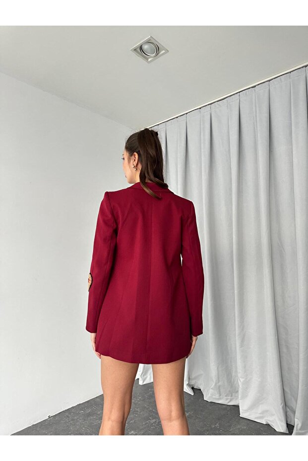 KADIN NAKIŞLI TASARIM CEKET - 9