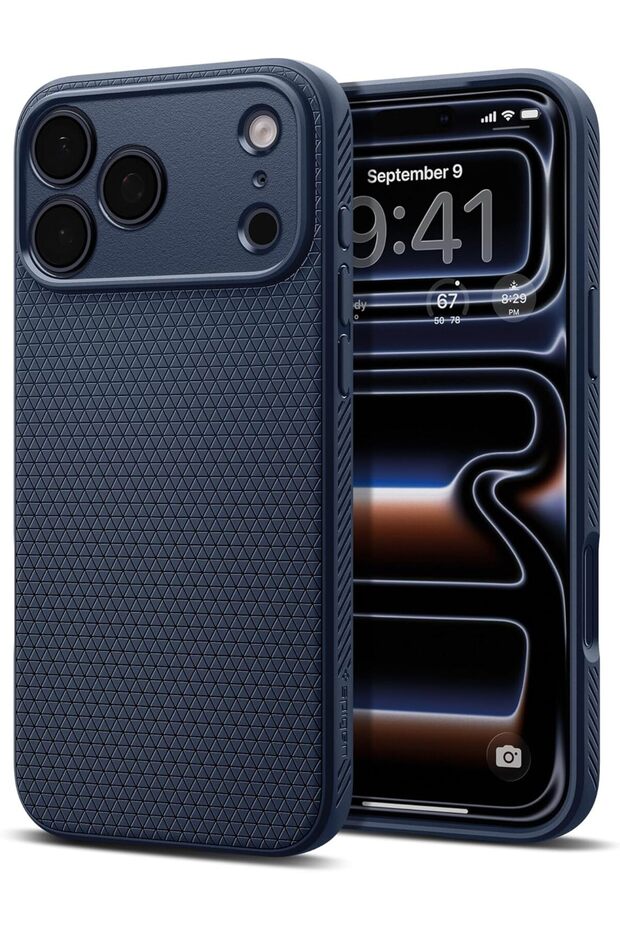 Liquid Air compatible with iPhone 17 Pro Max case cover (2025) - Navy Blue