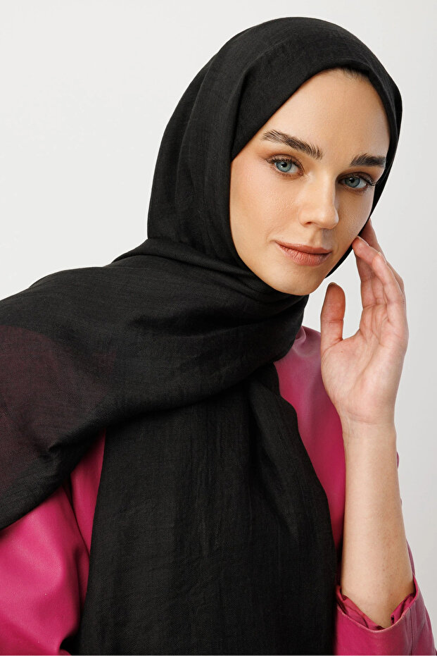 Siyah Dubai Şal - 2