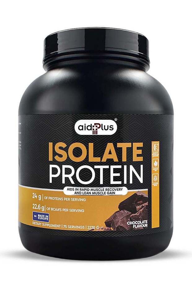 AID PLUS WPI Chocolate, 2270g | 75g Protein per Serving