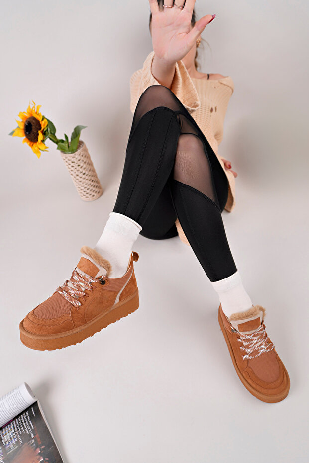 أحذية رياضية مريحة من الفرو - 3