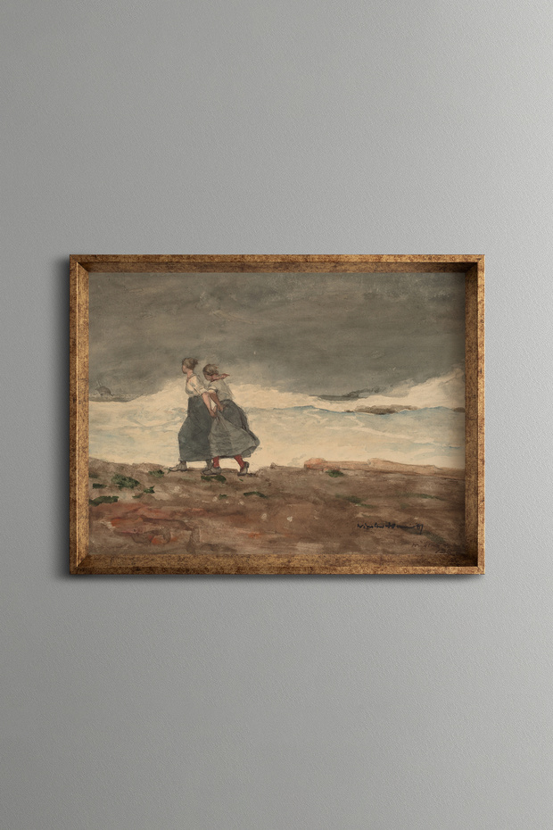 Danger - Vintage Patterned Frame - 1