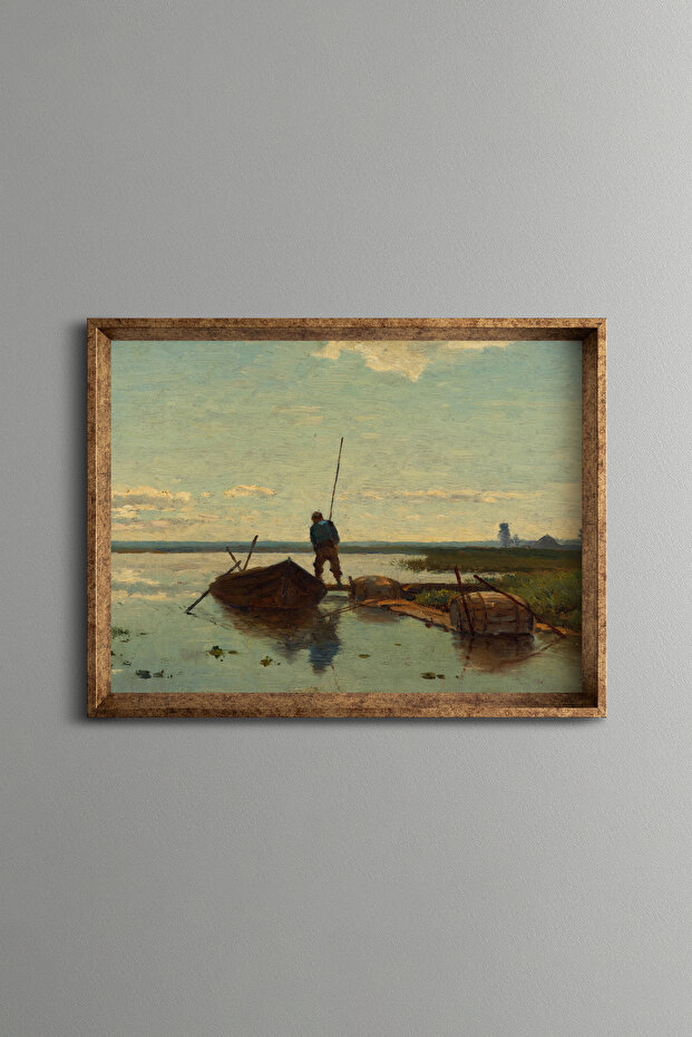 مناظر البولدر - إطار منقوش بتصميم عتيق - 1