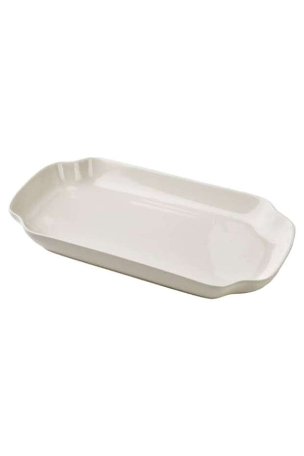 Rectangular Platter, BASIC, 29x16 cm, porcelain, minimalist design - 1