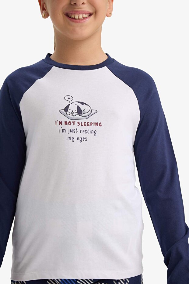 Kız Çocuk Regular Fit 2li Pijama Takımı F7288A825AU - 3