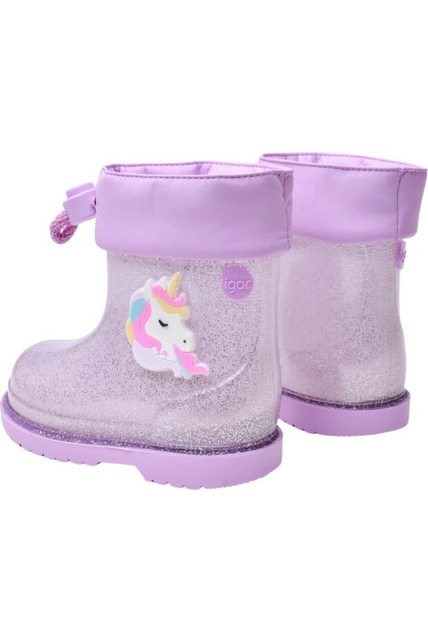 Çocuk Mor W10339 Bimbi Unicornio Glitter Bot & Çizme W10339-212-Malva - 4