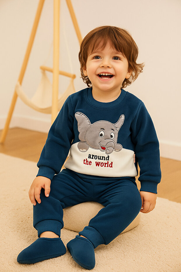 Fil Printed Children's Polar Suit