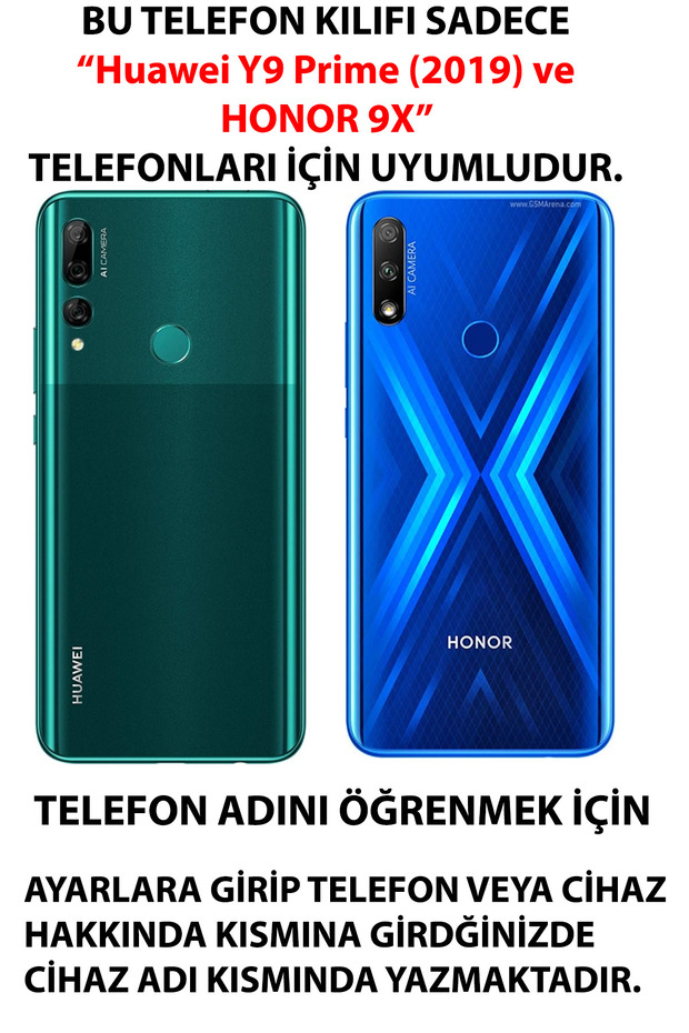 Printed Silicone Case with Protect Your Energy Design Compatible with Huawei Y9 Prime (2019) - 2