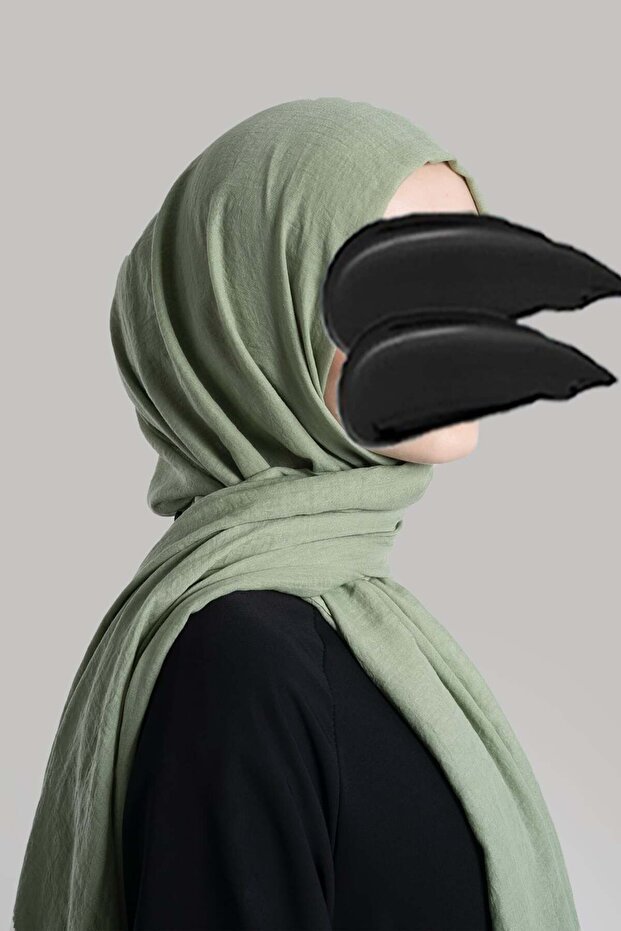 Soft Pamuk Şal - Mint - 2