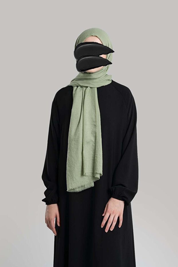 Soft Pamuk Şal - Mint - 1