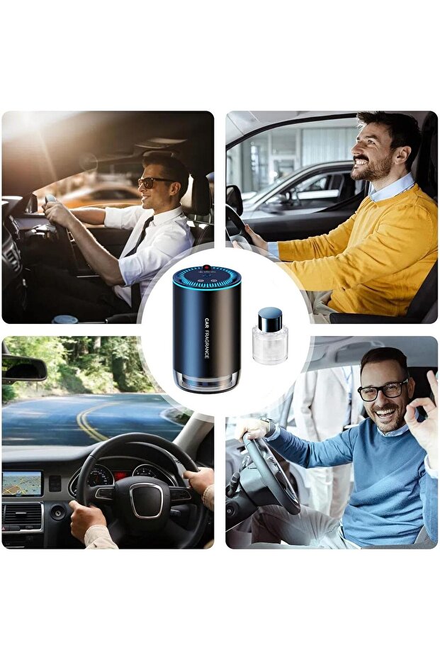 Car Diffuser Humidifier Star Projector 150ml LED Aromatherapy Diffuser - 2