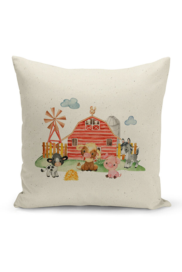 Children's Baby Room Digital Printed Throw Pillow Cover
