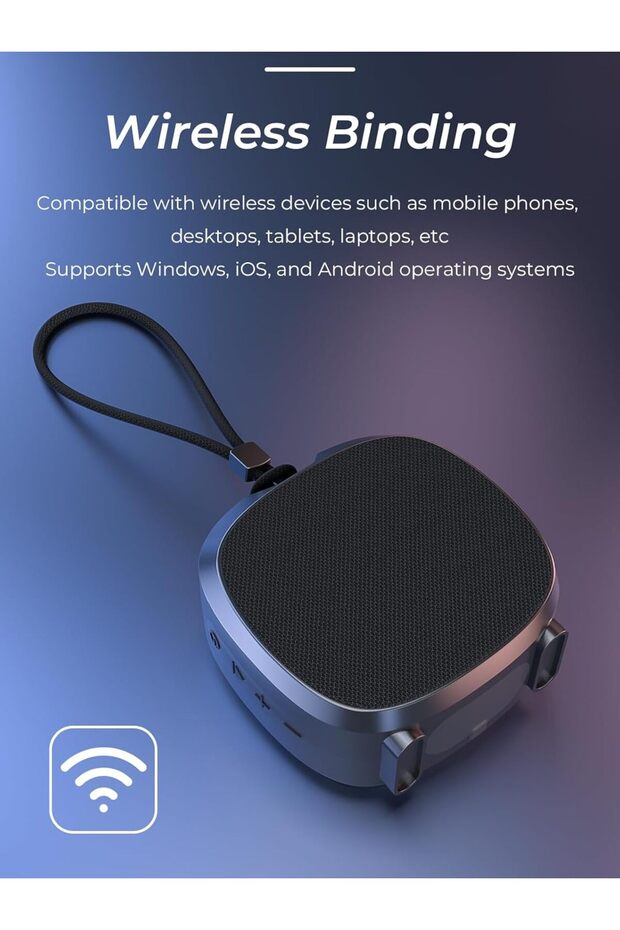 Μίνι αδιάβροχο φορητό ηχείο Bluetooth - 8