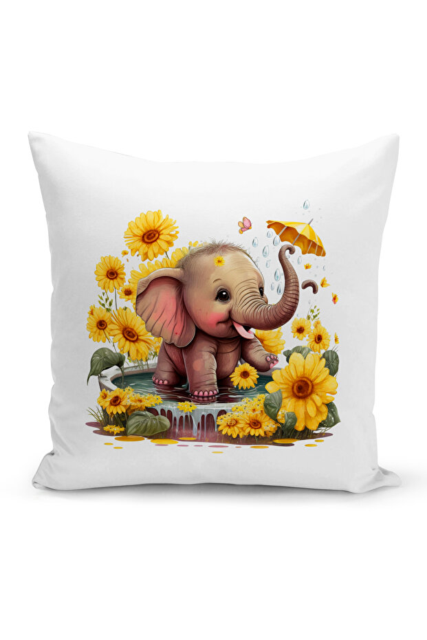 Children's Baby Room Digital Printed Throw Pillow Cover
