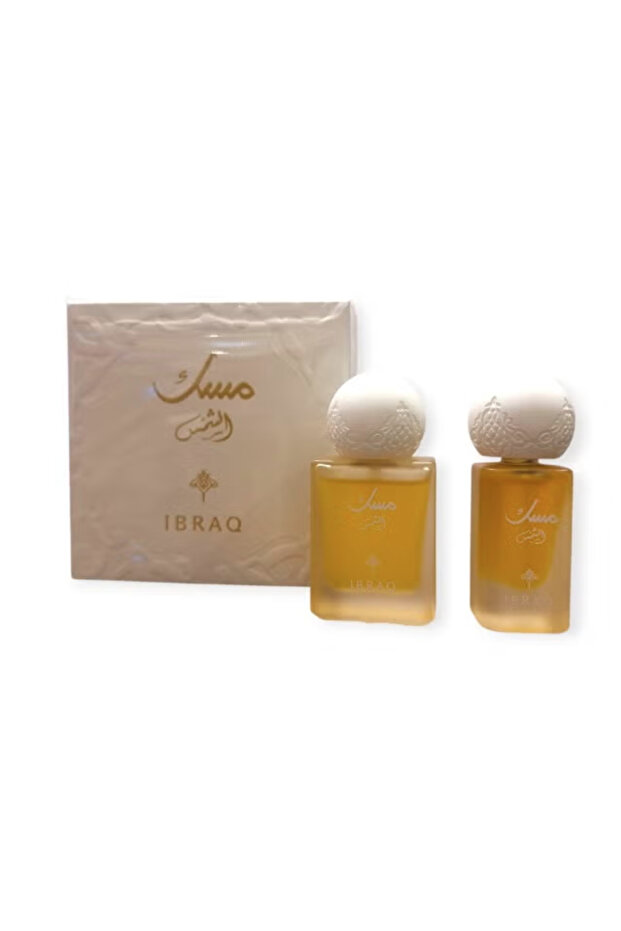 Ibrahim al qurashi perfume Shams Musk 10ml EDP+Shams musk oil 6ml