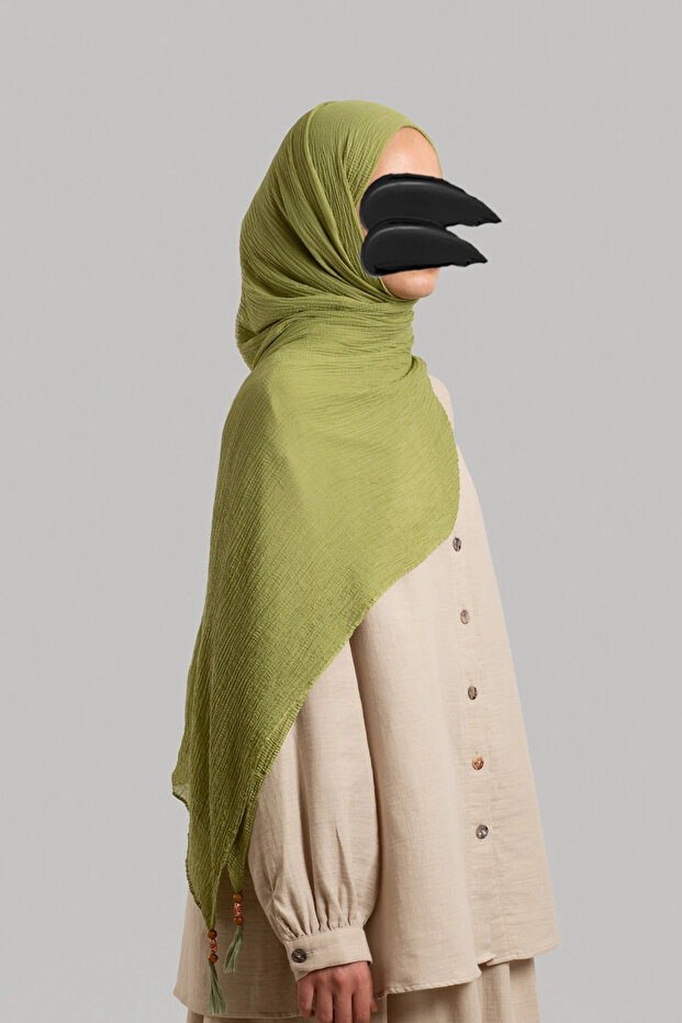 شال موسلين ناعم - ليمون مسكيت - 3