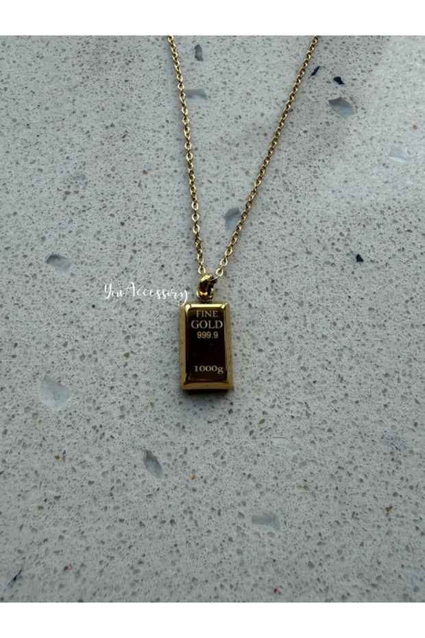 KÜLÇE GÖRÜNÜMLÜ ÇELİK KOLYE - 2