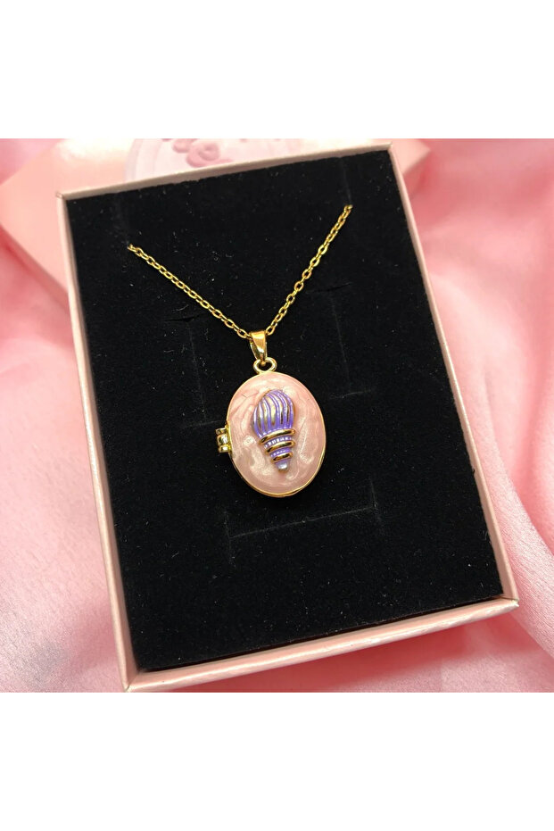 Beyond the Pink Clouds: Chasing Dreams Hot Air Balloon Locket Necklace