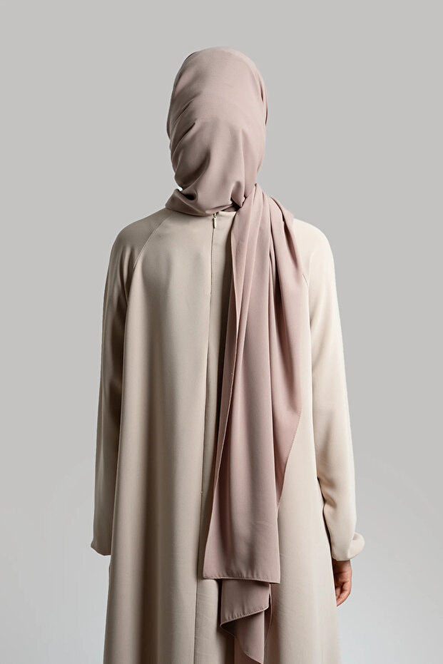 Medine İpeği Soft Şal - Bej - 5