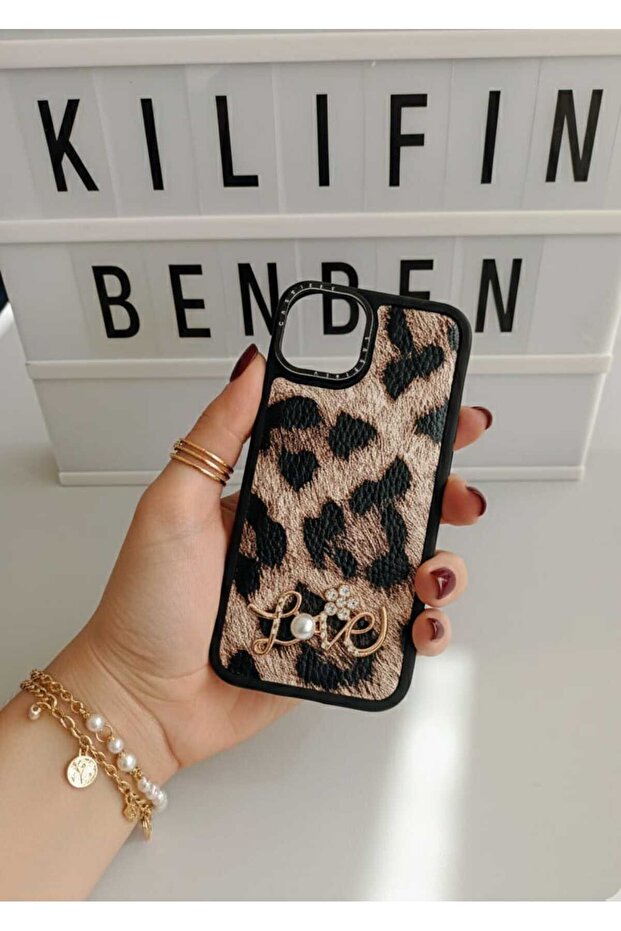 غطاء هاتف آيفون 16 بنمط الفهد - 1