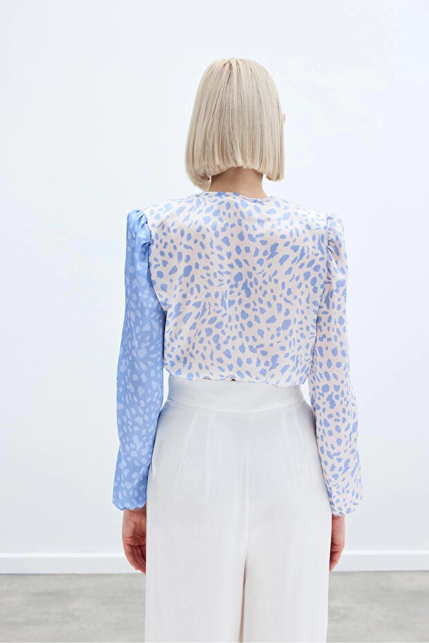 بدلة مزدوجة الصدر منقوشة - BEBEMAVİ ECRU - 6