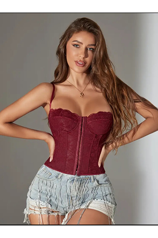 Kırmızı Korse Üst - 4