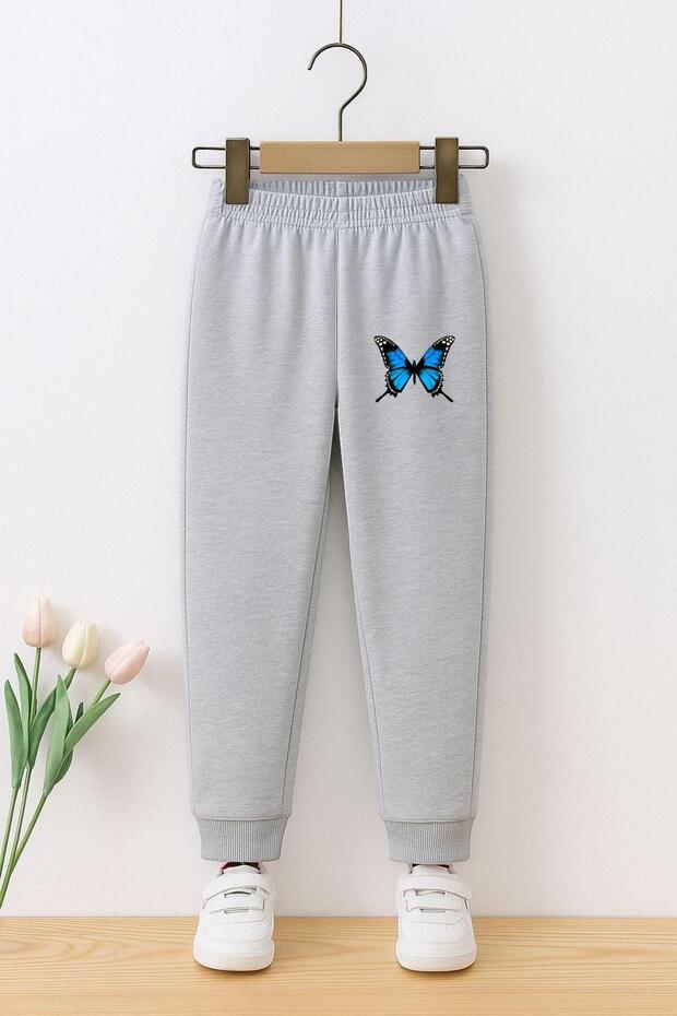 Unisex Children's Trackpants with Butterfly Print