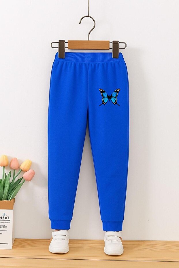 Unisex Children's Trackpants with Butterfly Print